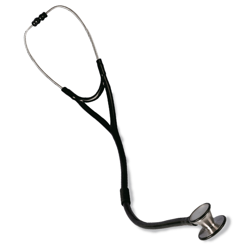 Profi-Kardiologen-Stethoskop, schwarz